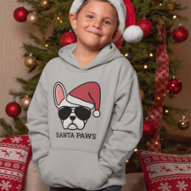 Bouledogue Français Blanc de Noël