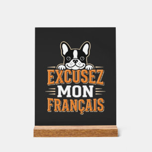 Bouledogue Français Excusez Mon Franais Design