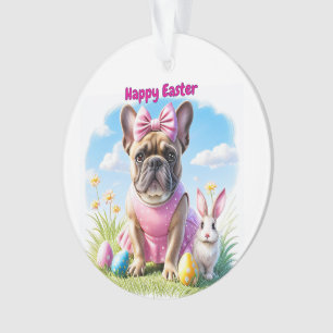 Bouledogue français Joyeuses Pâques Bouledogue Fra