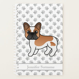 Bouledogue Français Pied Rouge Chien de Dessin Ani