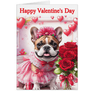 Bouledogue français roses French Bulldog