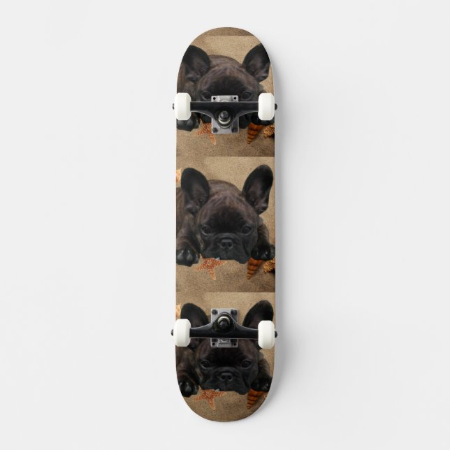 Bouledogues français skateboard (Recto)