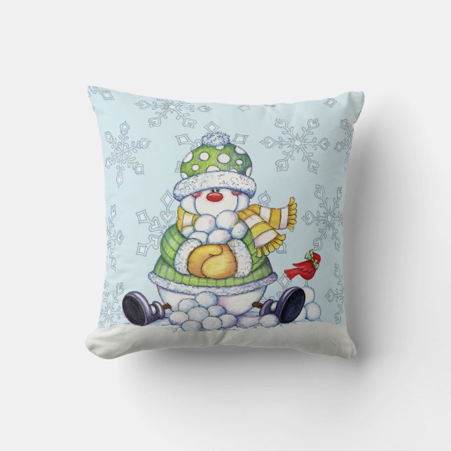 Boules de neige - Coussin (Recto)