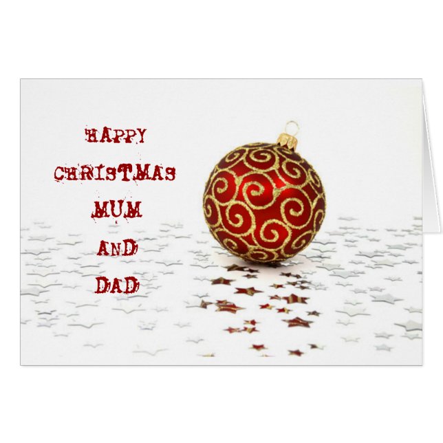 Boules de Noël rouges décoratives (Devant horizontal)