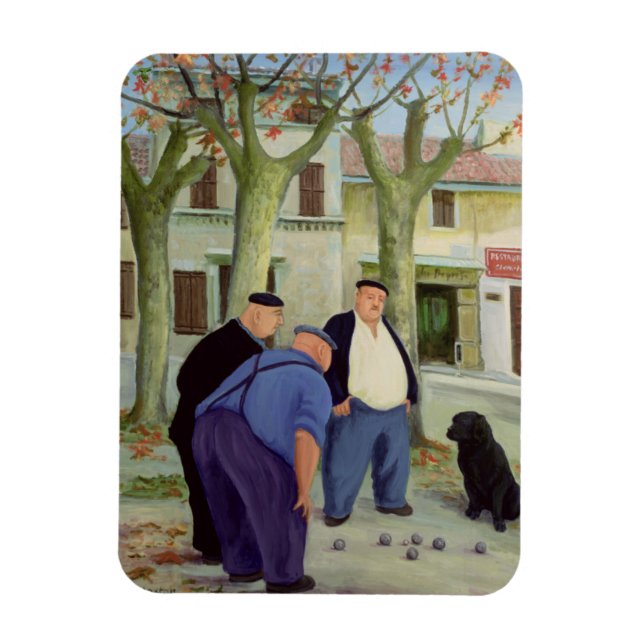 Boules Players Magnet (Vertikal)