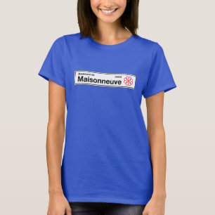 Boulevard de Maisonneuve, Montreal-Straßenschild T-Shirt