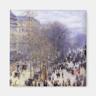 Boulevard-DES Capucines durch Claude Monet, schön Magnet