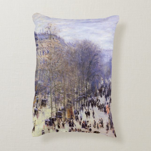 Boulevard des Capucines von Claude Monet Dekokissen (Rückseite(Vertikal))