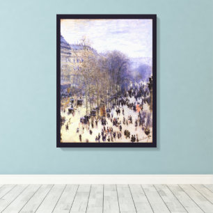 Boulevard des Capucines von Claude Monet, Fine Art Leinwanddruck