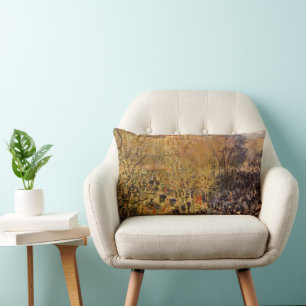 Boulevard des Capucines von Claude Monet, Fine Art Lendenkissen