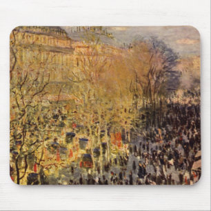 Boulevard des Capucines von Claude Monet, Fine Art Mousepad
