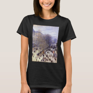 Boulevard des Capucines von Claude Monet, Fine Art T-Shirt
