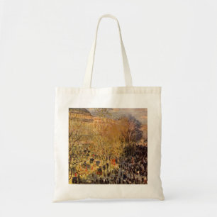 Boulevard des Capucines von Claude Monet, Fine Art Tragetasche