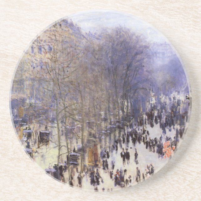 Boulevard des Capucines von Claude Monet Untersetzer (Vorne)