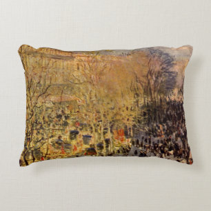 Boulevard des Capucines von Claude Monet Zierkissen