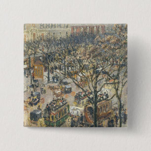 Boulevard-DES Italiens, Morgen, Sonnenlicht, 1897 Button
