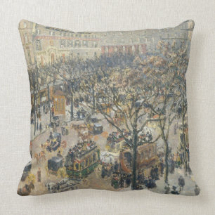 Boulevard-DES Italiens, Morgen, Sonnenlicht, 1897 Kissen