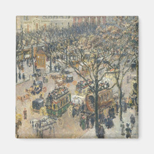 Boulevard-DES Italiens, Morgen, Sonnenlicht, 1897 Magnet