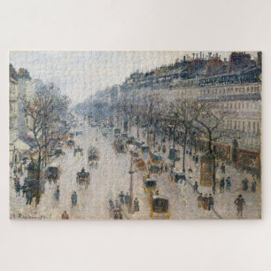 Boulevard Montmartre an der Wintervormitte - Pissa
