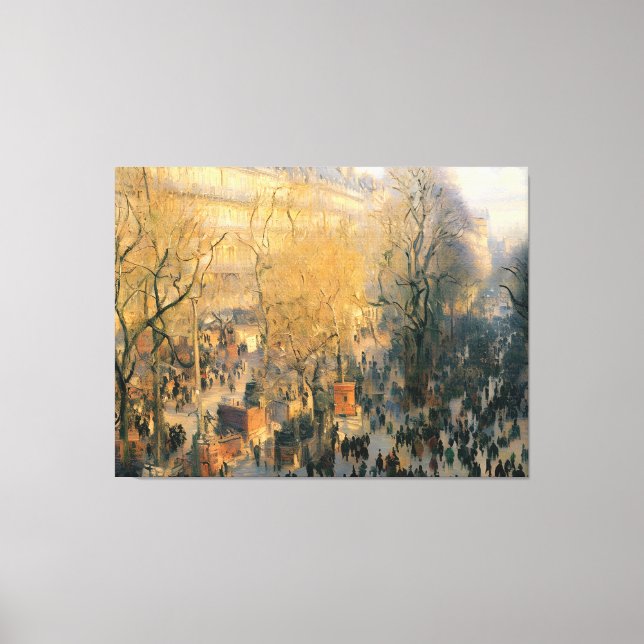 Boulevard of Capucines Leinwanddruck (Vorderseite)