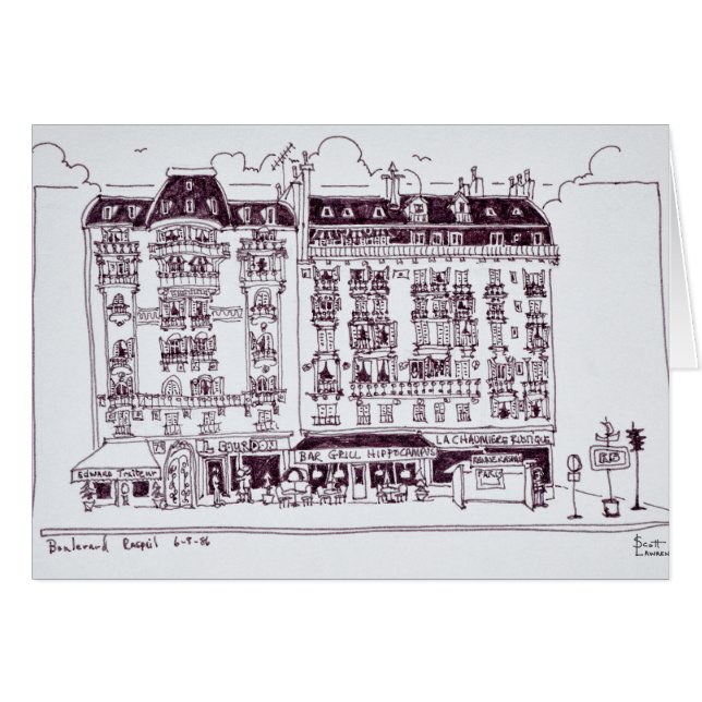 Boulevard Raspail, Paris, Frankreich (Vorderseite (Horizontal))