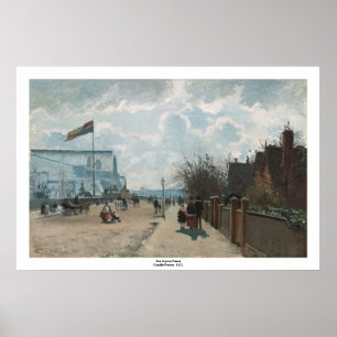 Boulevarde Montmartre am Nacht~ Camille Pissarro Poster