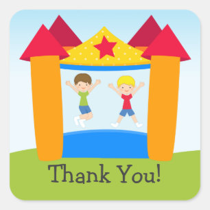 Bounce House Anniversaire Sticker