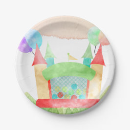 Bounce House Bash Party Pappteller