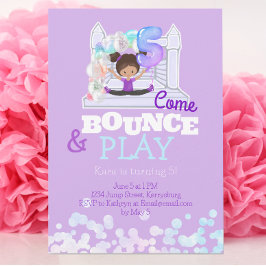 Bounce House Jump Play 5. Geburtstag Einladung