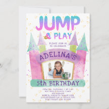 Bounce House Jump Play Gymnastik Kindergeburtstag