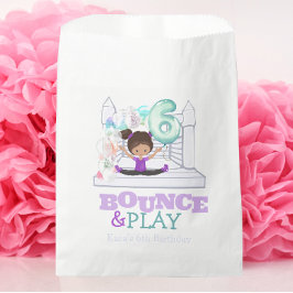 Bounce House Jump Sechster Geburtstag Geschenktütchen