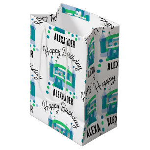 Bounce House Jumping Castle Geburtstag Name Kinder Mittlere Geschenktüte
