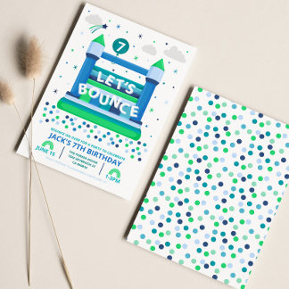 Bounce House Party Einladung