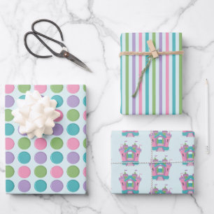 Bounce House Party Geschenkpapier Set