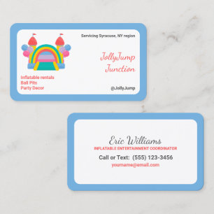 Bounce House Visitenkarte