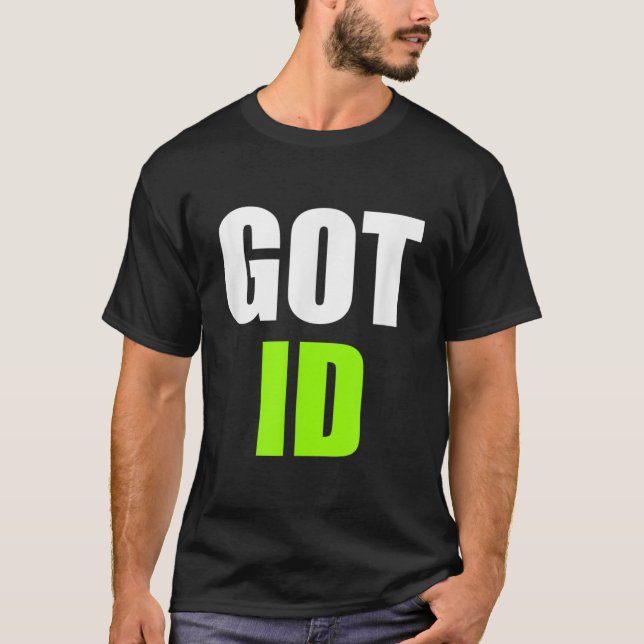 Bouncer, Barkeeper, Got ID Club Mitarbeiter Tür Se T-Shirt (Vorderseite)