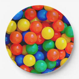 Bouncy Balls Ball Pit themed Birthday Party Pappteller