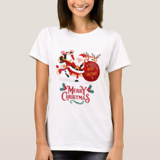 Bouncy Toonz Maßgeschneidertes Weihnachtshemd T-Shirt