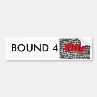 bound4life Kopie, GRENZE 4 Autoaufkleber