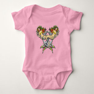 Bound Mermaids - Schönes Design für Meeresliebhabe Baby Strampler