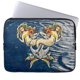 Bound Mermaids - Schönes Design für Meeresliebhabe Laptopschutzhülle