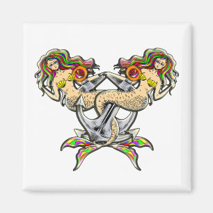 Bound Mermaids - Schönes Design für Meeresliebhabe Magnet