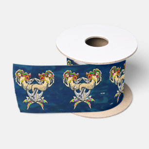 Bound Mermaids - Schönes Design für Meeresliebhabe Satinband