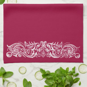 Bound Monsters Weißes Küchentuch