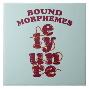Bound Morphemes Phonics unterrichten Englisch Fliese