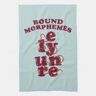 Bound Morphemes Phonics unterrichten Englisch Geschirrtuch