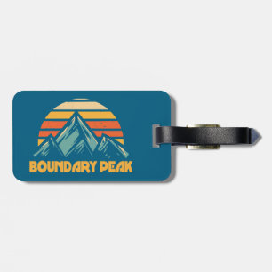 Boundary Peak Nevada Retro Türkis Gepäckanhänger