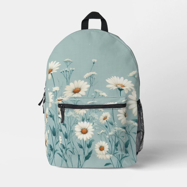 Bountiful Daisy's  Bedruckter Rucksack (Vorderseite)