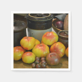 Bountiful Tomato Harvest Serviette