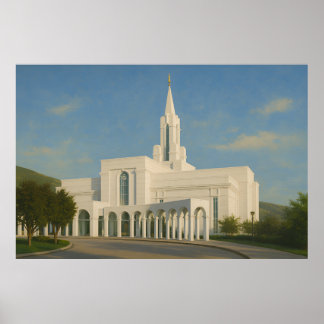 Bountiful Utah Temple Painting™ LDS Poster